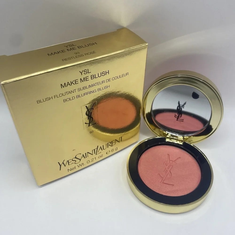 Yves Saint Laurent YSL Make Me Blush 24H Buildable Powder Blush 93 Restless Rose